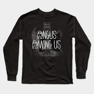 Angus Among Us - who is sus?  SG guitar Long Sleeve T-Shirt